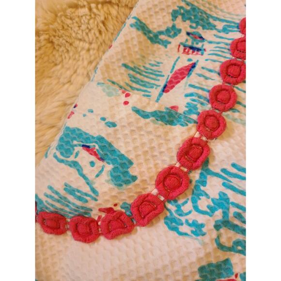 Lilly Pulitzer Girls Little Lilly Sleeveless Shift Dress 10 Watch Out Pattern - Picture 4 of 5